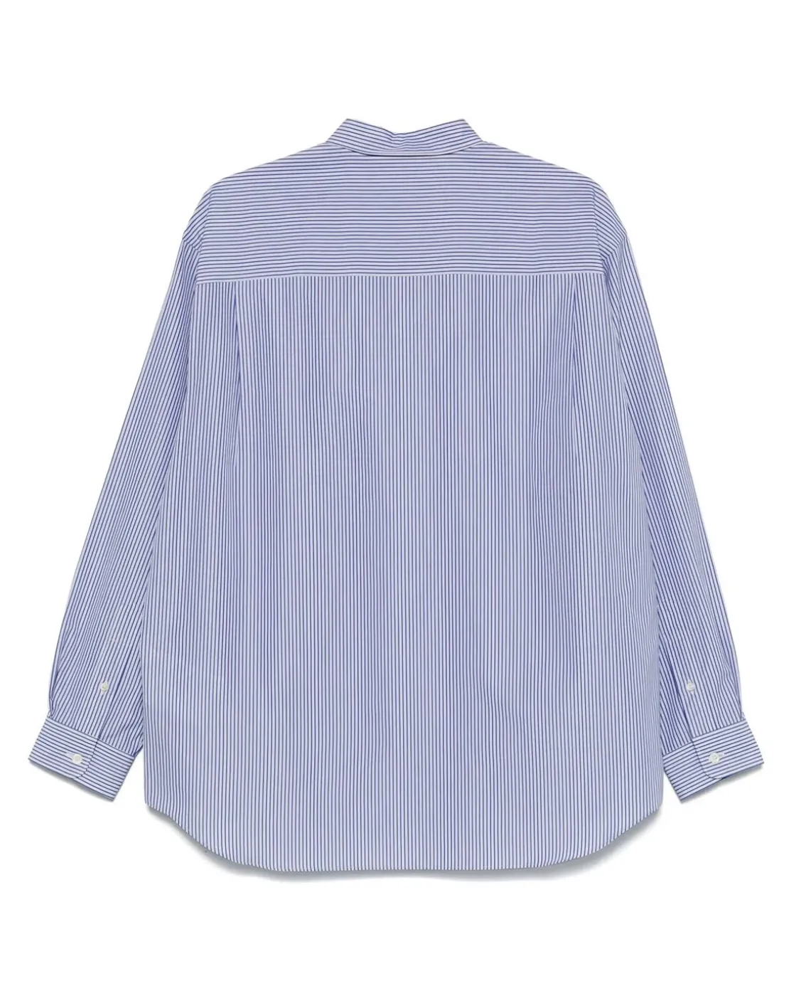 Comme des Garçons Homme Striped Cotton Poplin Shirt Navy/Sax/White