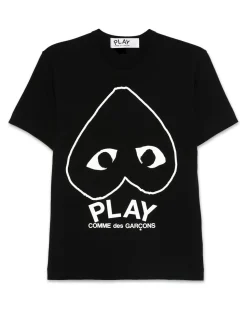 Comme des Garçons Play Graphic Play Heart T-Shirt Black