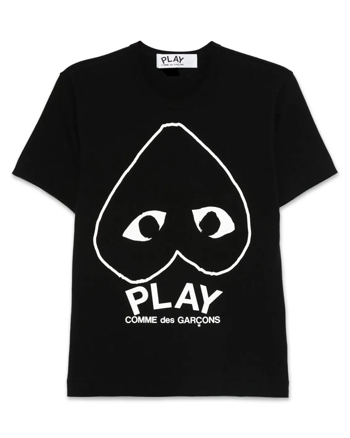 Comme des Garçons Play Graphic Play Heart T-Shirt Black