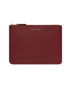 Comme des Garçons Wallet Classic Zip Pouch Large Red