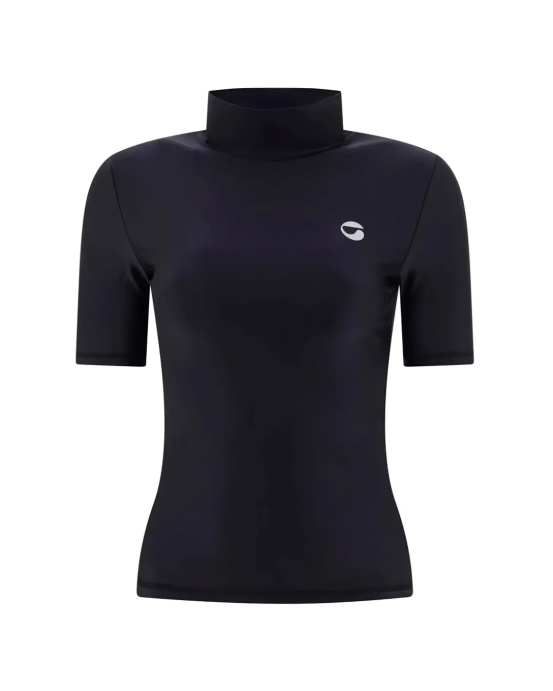 Coperni High Neck Fitted Top Black