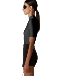 Coperni High Neck Fitted Top Black