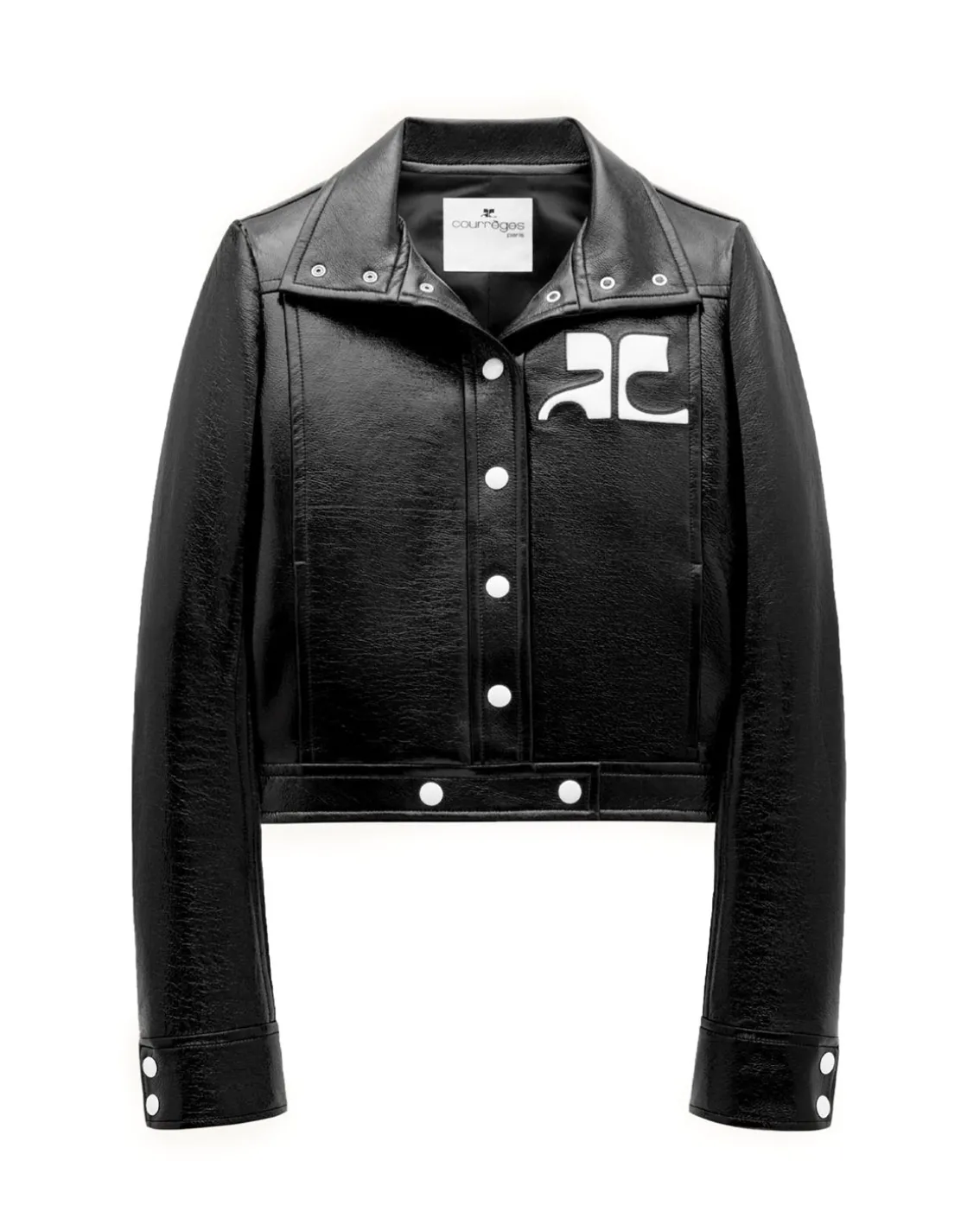 Courrèges Reedition Vinyl Jacket Black