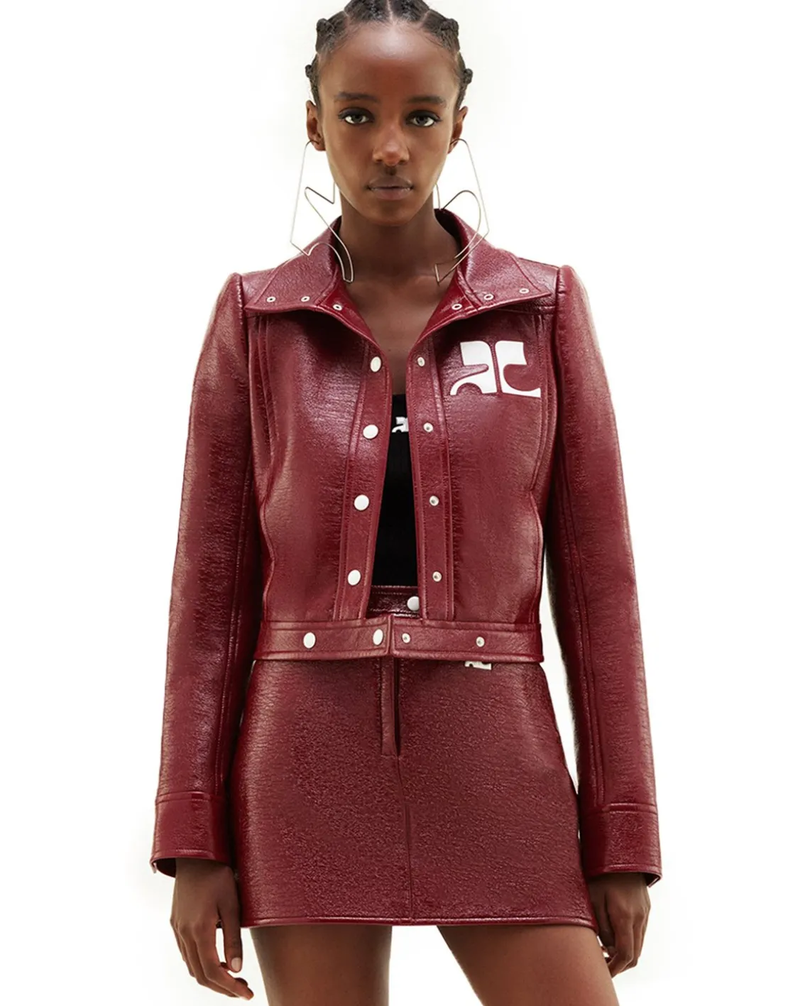 Courrèges Reedition Vinyl Jacket Red