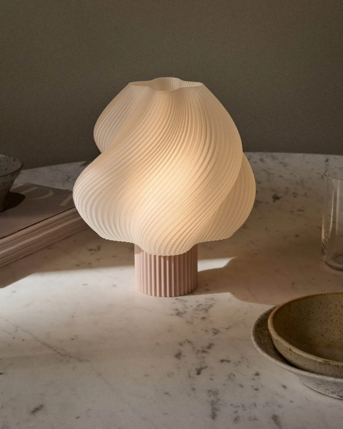 Crème Atelier Soft Serve Lamp Portable Wild Strawberry