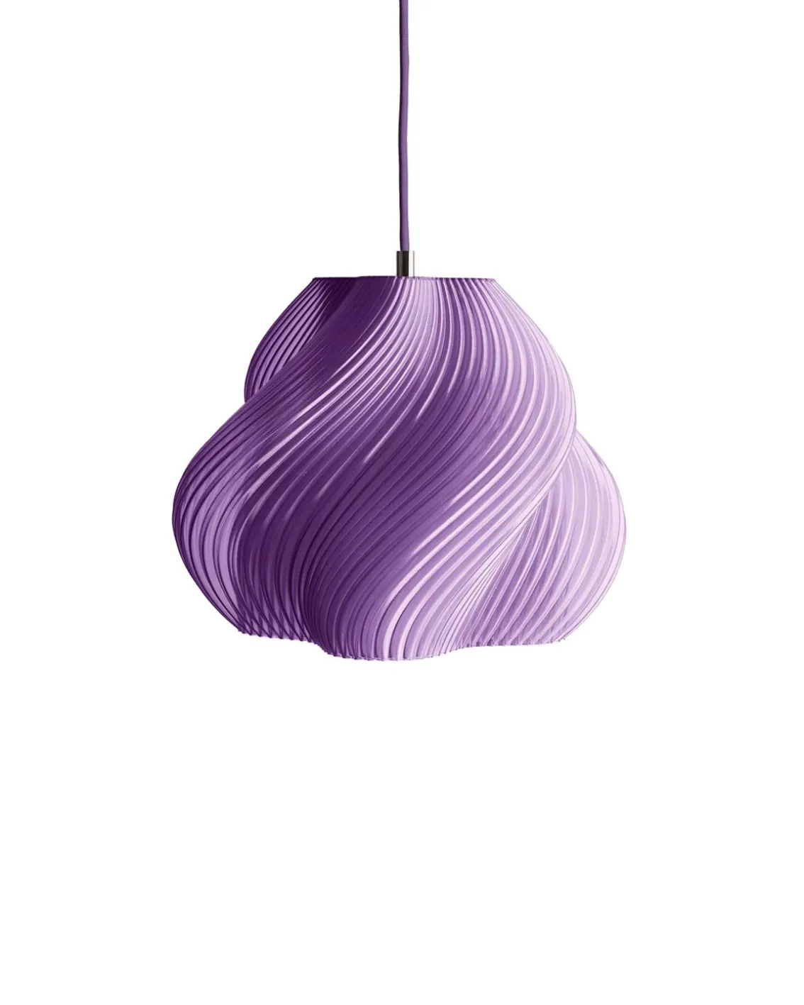Crème Atelier Soft Serve Pendant 02 Lavender Sorbet Brass