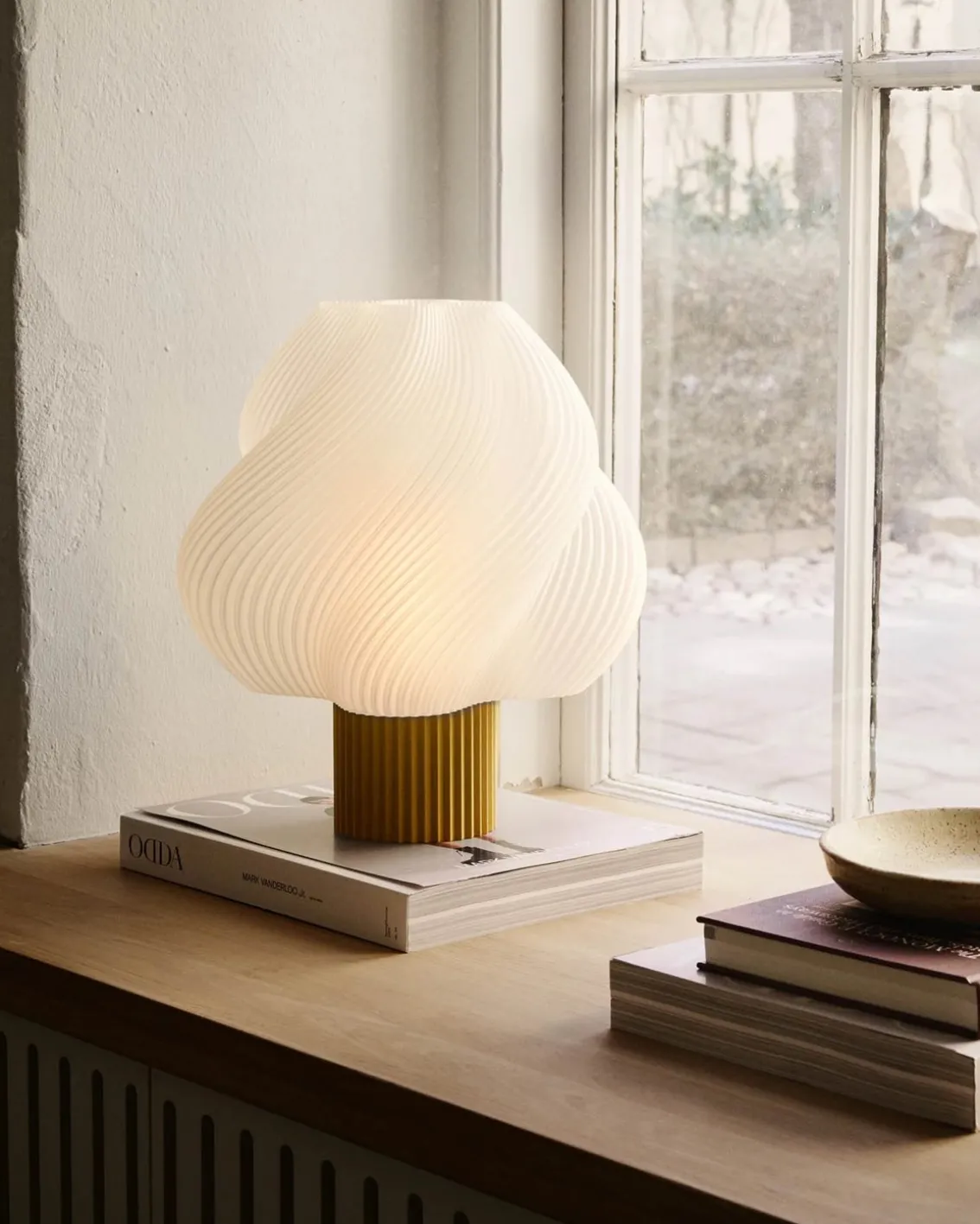 Crème Atelier Soft Serve Table Lamp Grande Cloudberry