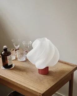 Crème Atelier Soft Serve Table Lamp Regular Rhubarb