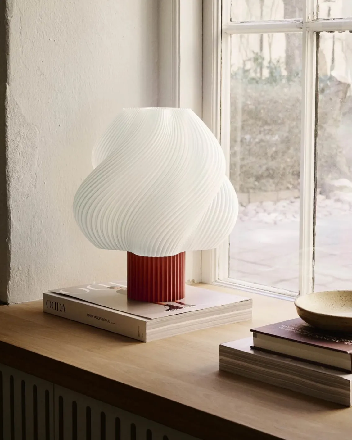 Crème Atelier Soft Serve Table Lamp Grande Rhubarb