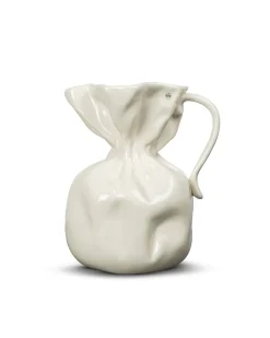 Crumple Vase White