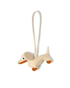 Dog Bag Charm Beige