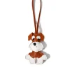 Dog Bag Charm Brown