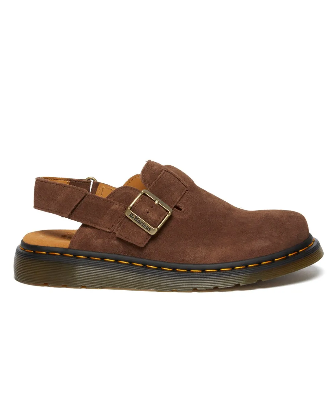 Dr Martens Jorge Ii Slingback Mules Brown E.H Suede