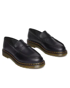 Dr Martens Penton Loafers Black Smooth