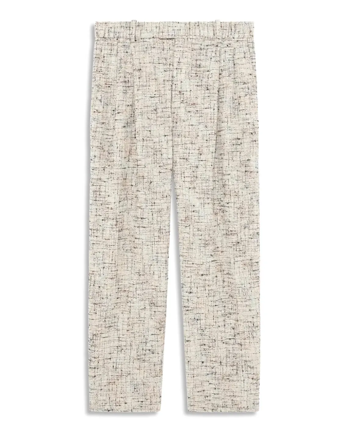 Drôle De Monsieur Baggy Tweed Pants Ecru
