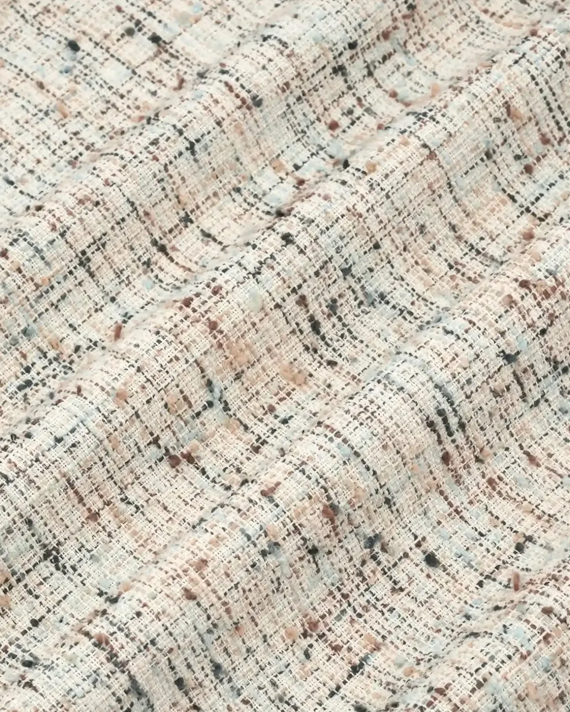 Drôle De Monsieur Baggy Tweed Pants Ecru