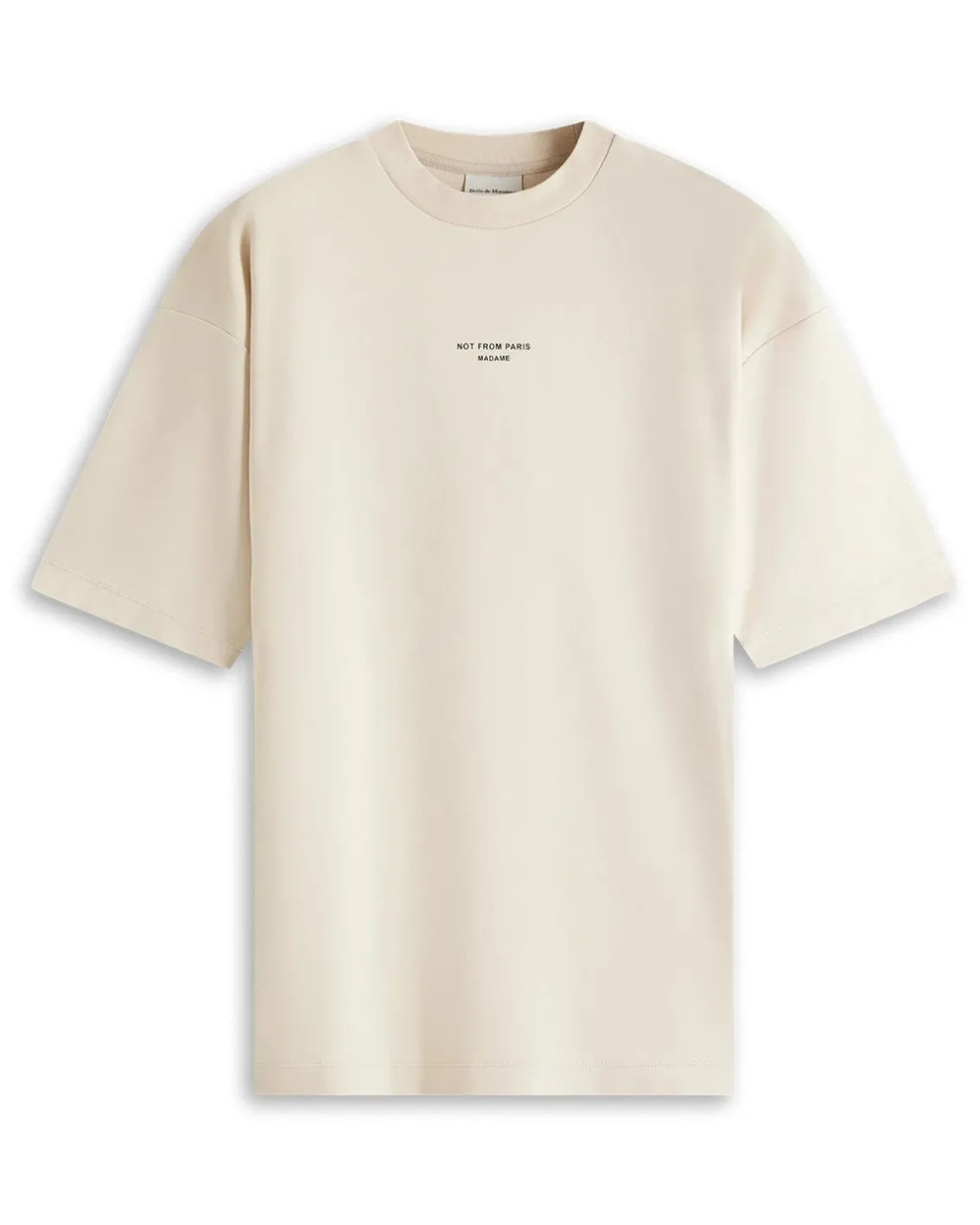 Drôle De Monsieur Classic Slogan T-Shirt Mastic