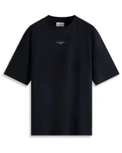 Drôle De Monsieur Classic Slogan T-Shirt Black