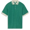 Drôle De Monsieur Monogram Polo Emeraude