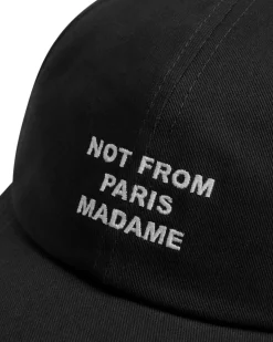 Drôle De Monsieur Slogan Cap Black