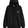 Drôle De Monsieur Slogan Hoodie Black