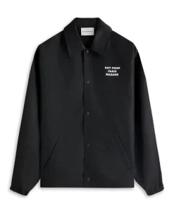 Drôle De Monsieur Slogan Jacket Black