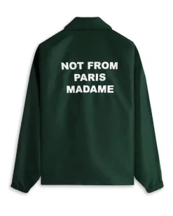 Drôle De Monsieur Slogan Jacket Dark Green