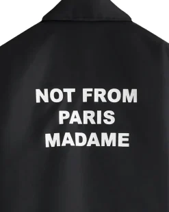 Drôle De Monsieur Slogan Jacket Black