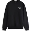 Drôle De Monsieur Slogan Sweatshirt Black