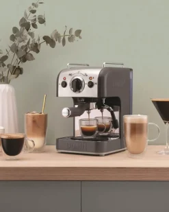 DUALIT Espresso Machine 3 In 1 Chromegrey