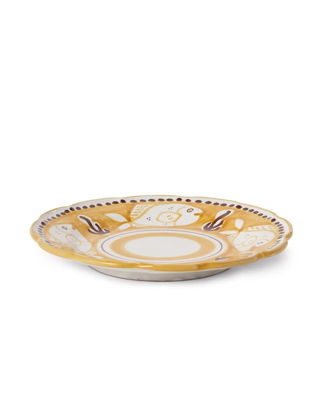 Due Sirene Dining Plate Golden