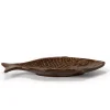 Due Sirene Fish Plate Large Brown