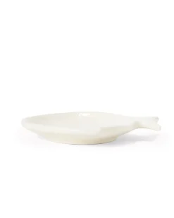 Due Sirene Fish Plate Small White