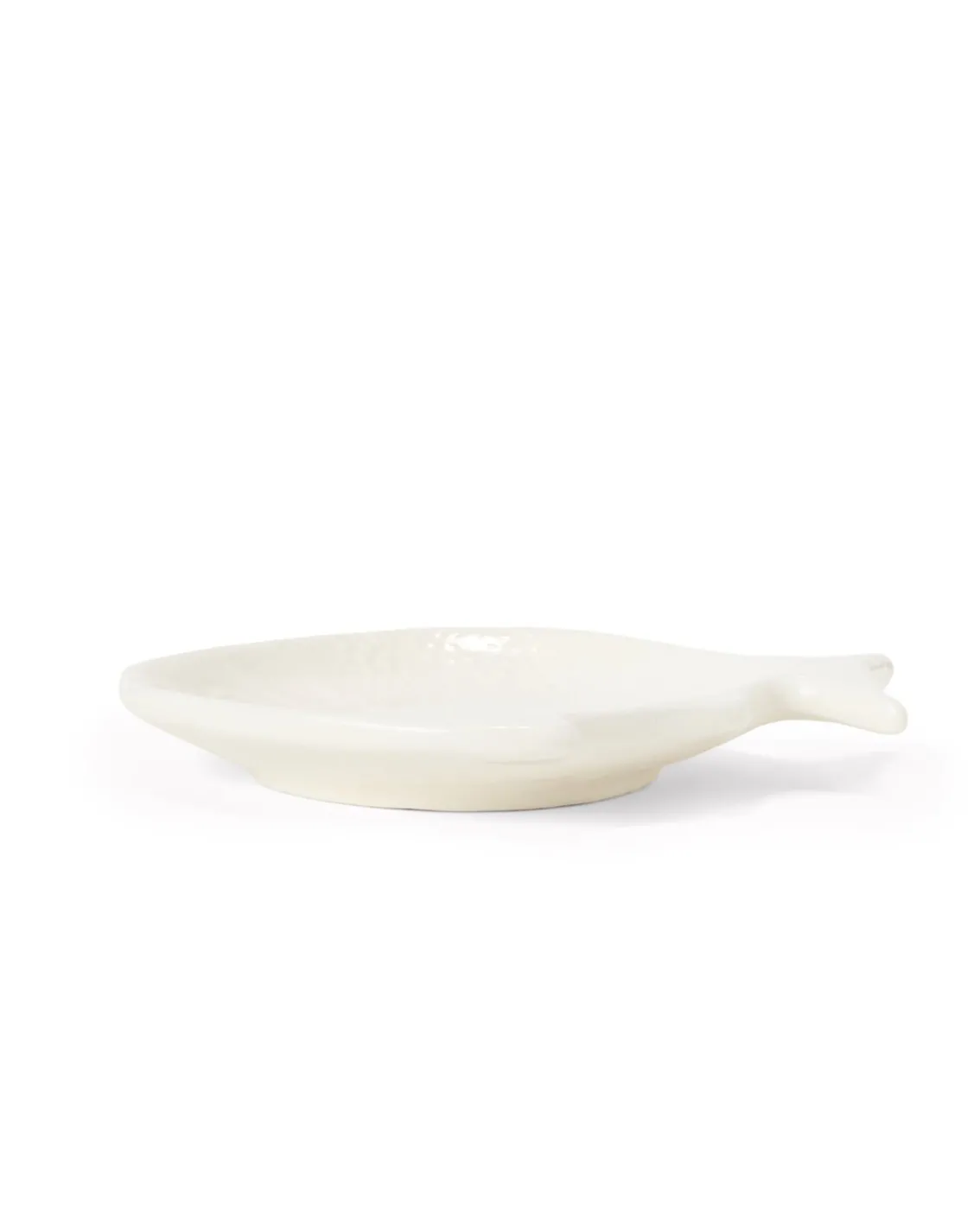 Due Sirene Fish Plate Small White