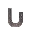 Dusty Deco Arco Candle Holder Grey