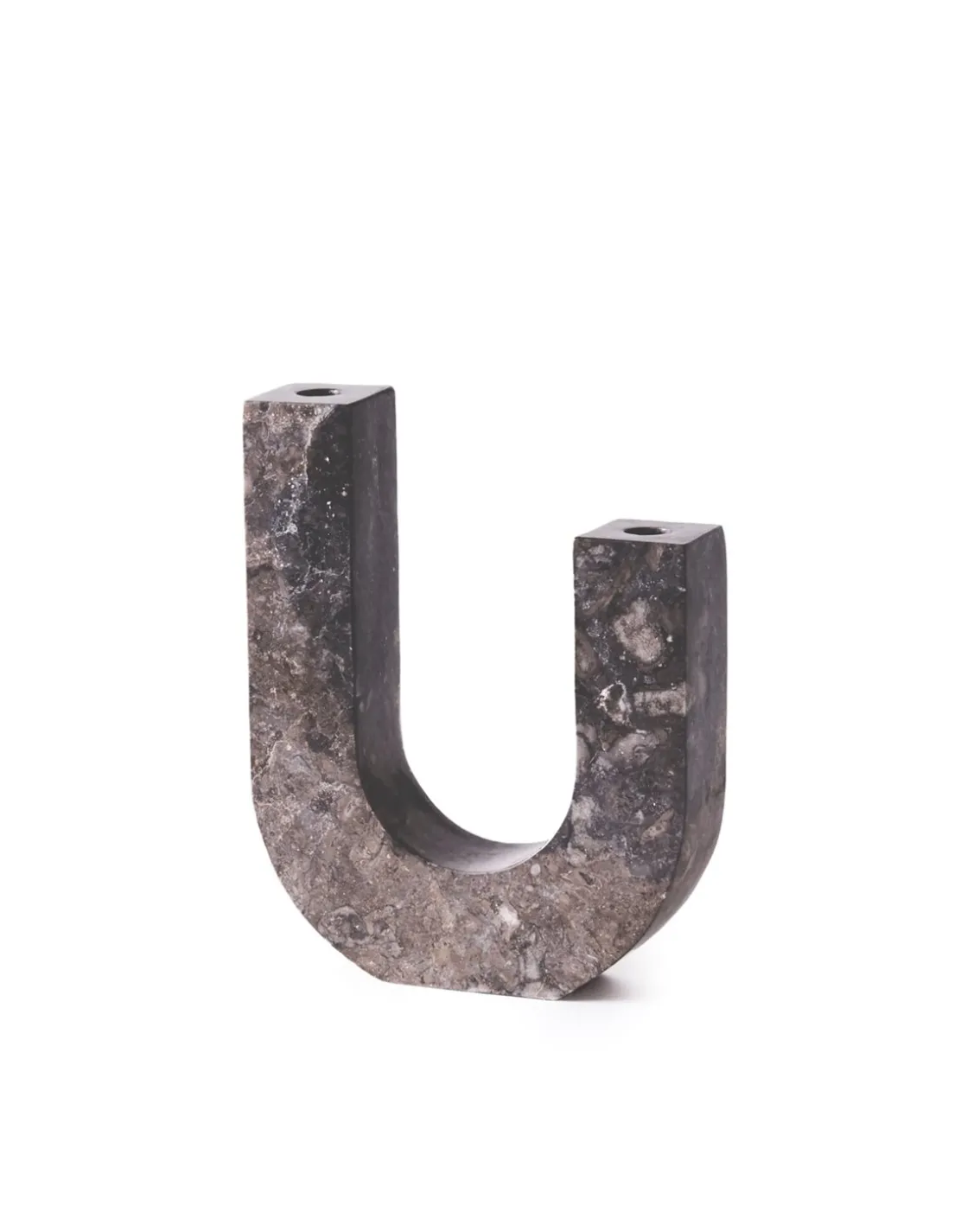 Dusty Deco Arco Candle Holder Grey