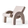 Dusty Deco Arco Lounge Chair Natural