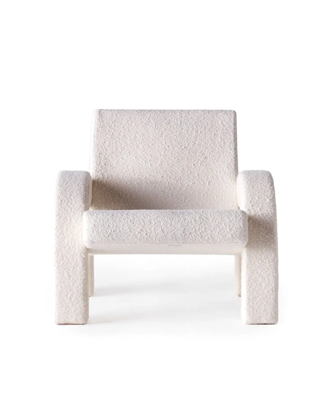 Dusty Deco Arco Lounge Chair White