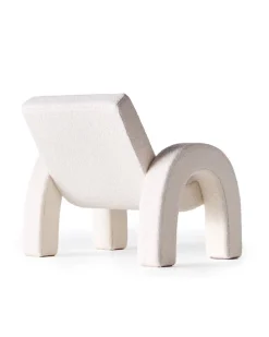 Dusty Deco Arco Lounge Chair White