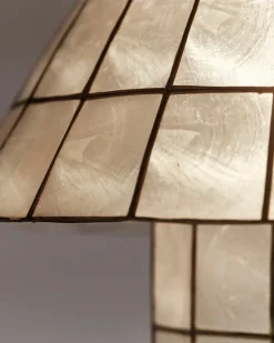 Dusty Deco Cornelia Table Lamp Capiz Shell/Brass