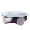 Dusty Deco Cross Sofa Table Steinless Steel