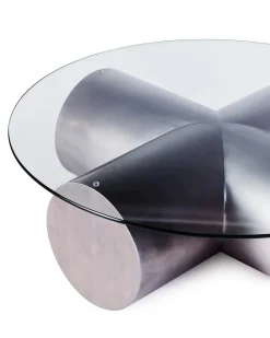 Dusty Deco Cross Sofa Table Steinless Steel