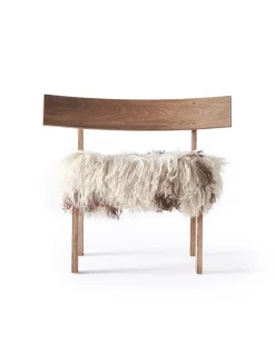 Dusty Deco Easy Chair Walnut