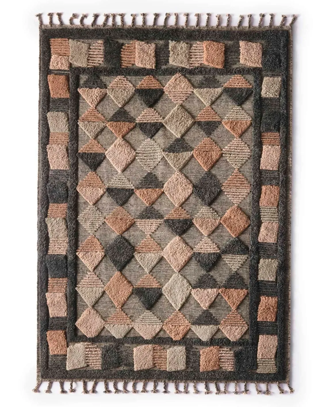 Dusty Deco Lisboa Rug Multi Grey