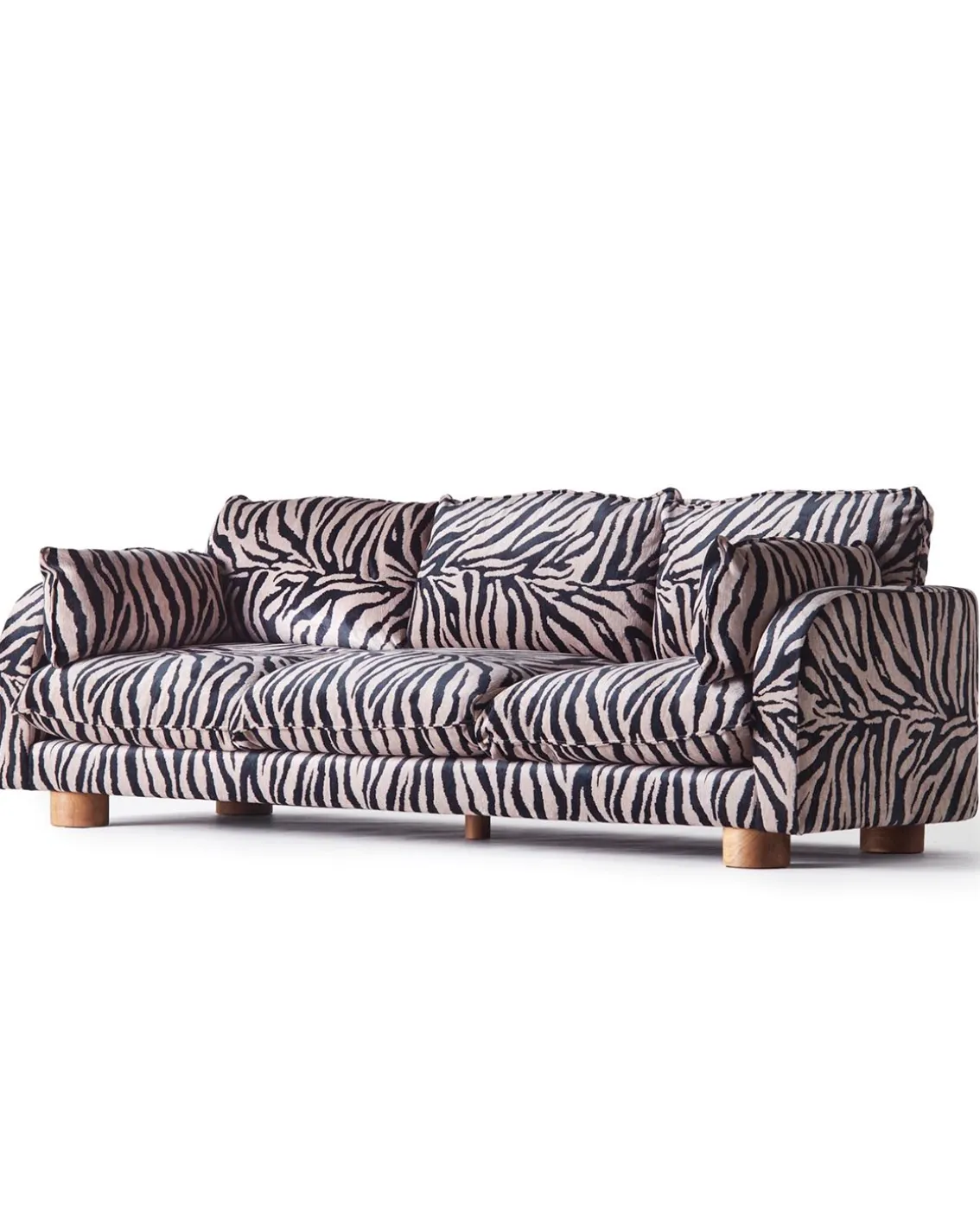 Dusty Deco Miles Sofa Zebra