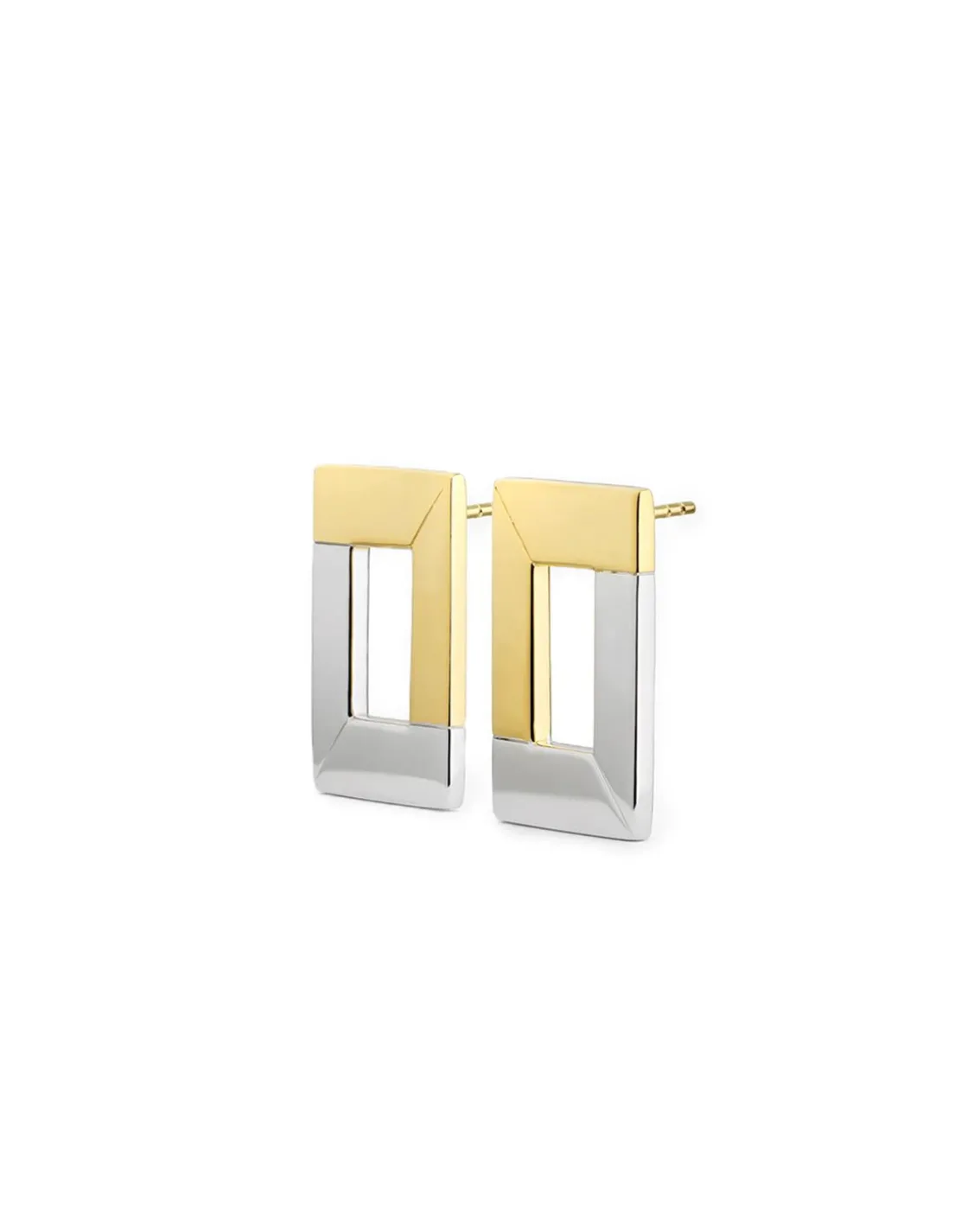 ENNUI Atelier Athena Studs Rhodium/Vermeil