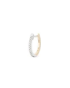 ENNUI Atelier Double Sided Diamond Hoop 11 Mm
