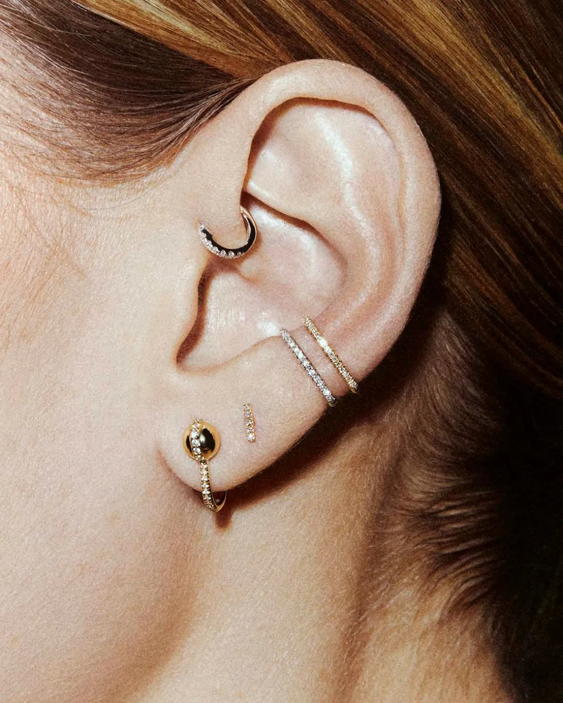 ENNUI Atelier Juno Earcuff Yellow Gold