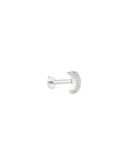 ENNUI Atelier Luna Labret White Gold