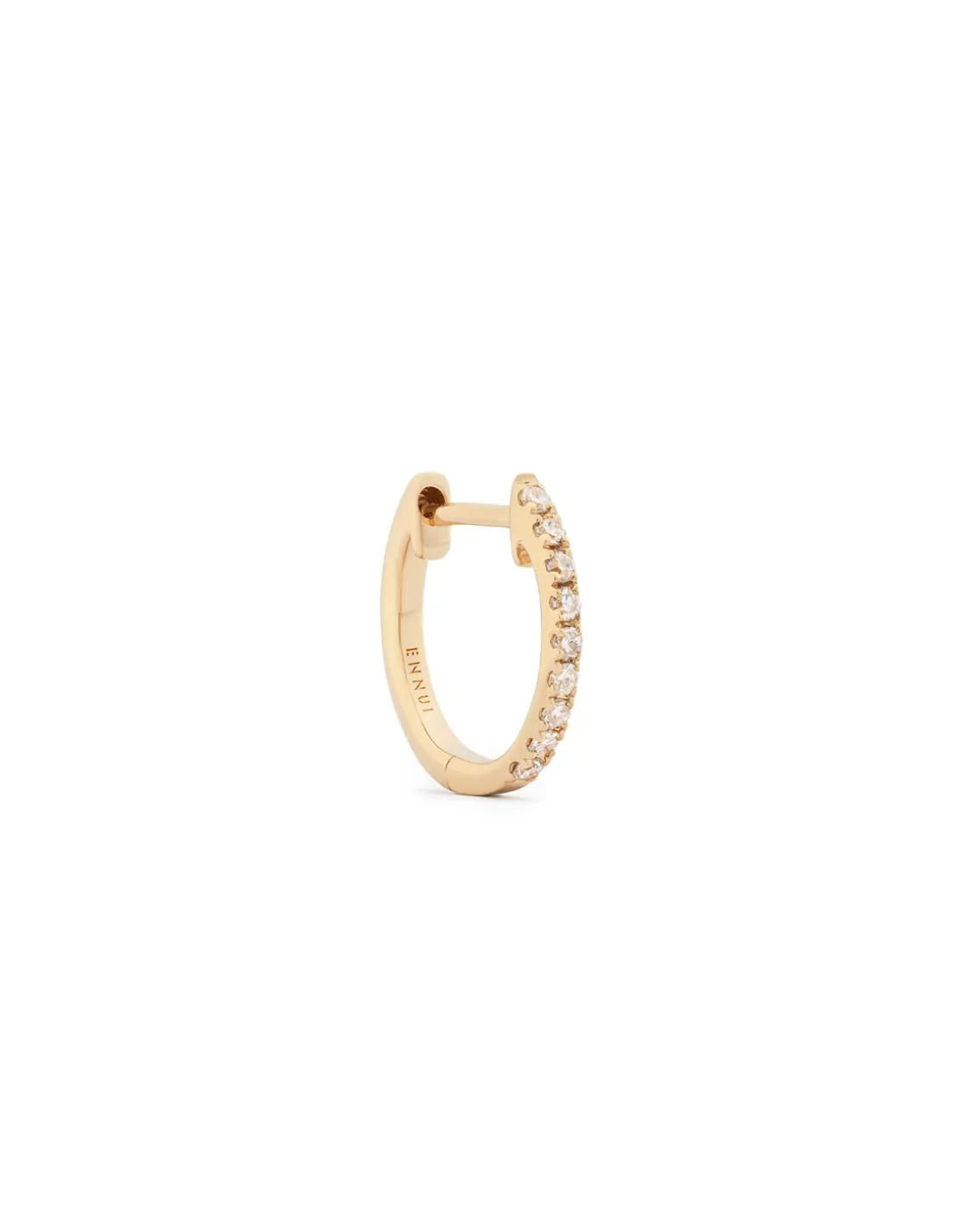 ENNUI Atelier Reversible Hoop Yellow Gold